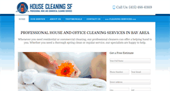 Desktop Screenshot of housecleaningsf.com